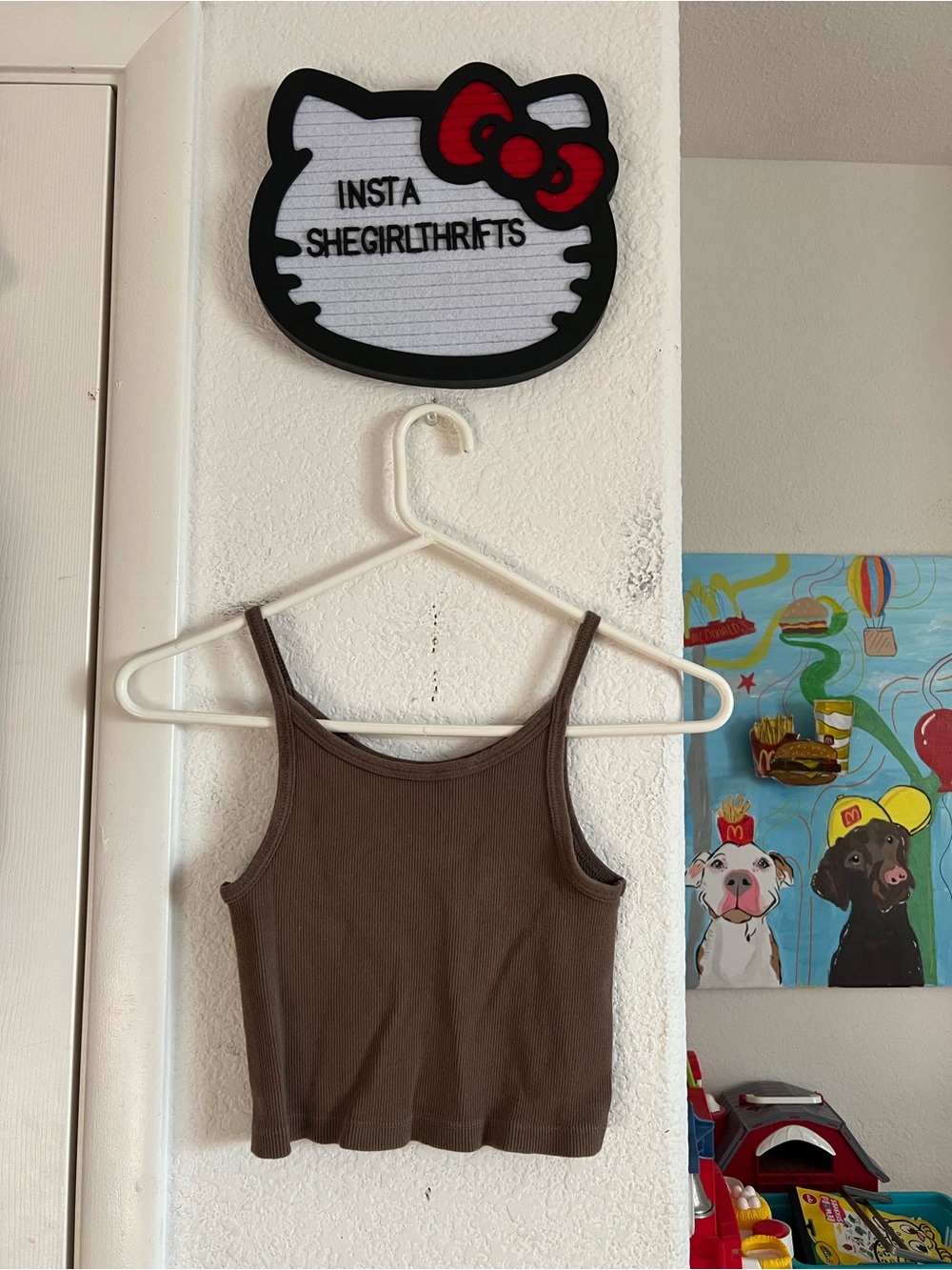 brown brandy tank
